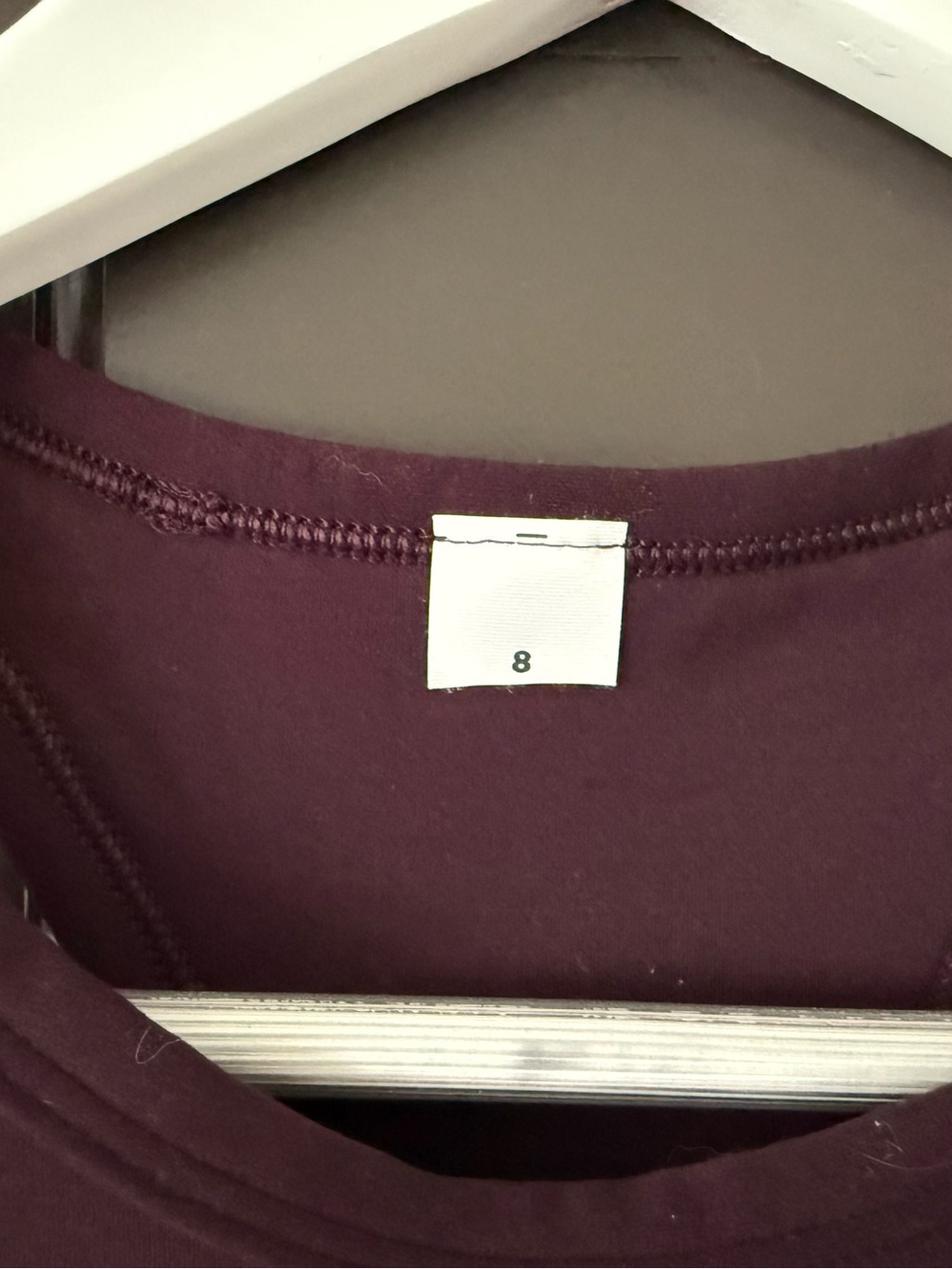 lululemon Align Waist Length Racerback Tank Black Plum 8 Purple Nulu - Picture 2 of 4
